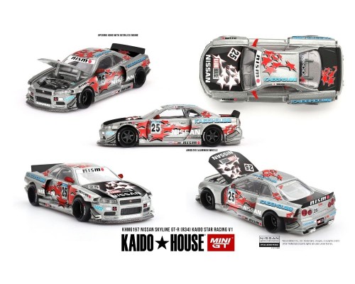 Kaido House Nissan Skyline GT-R R34 Kaido Star Racing V1 KHMG197