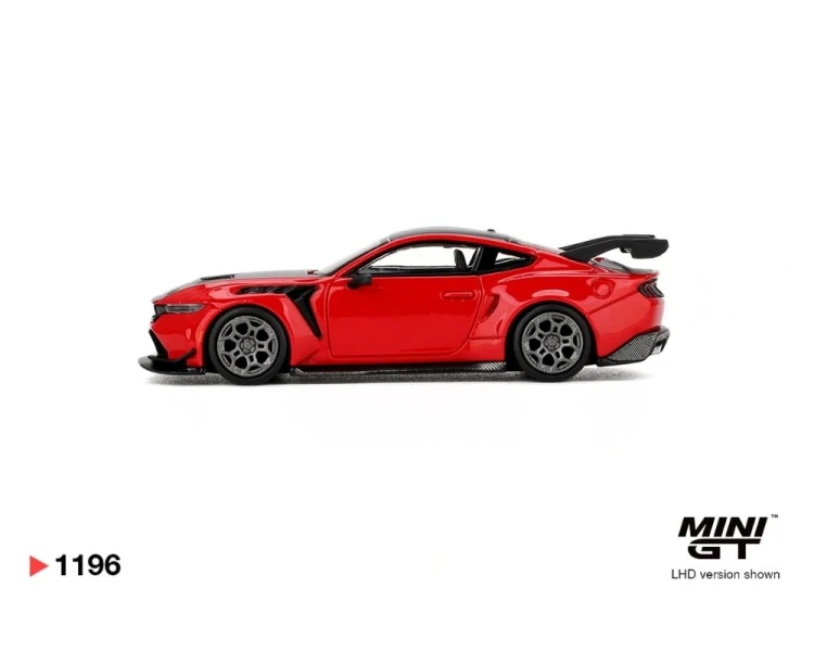 Mini GT #1196 Ford Mustang GTD Race Red MGT01196