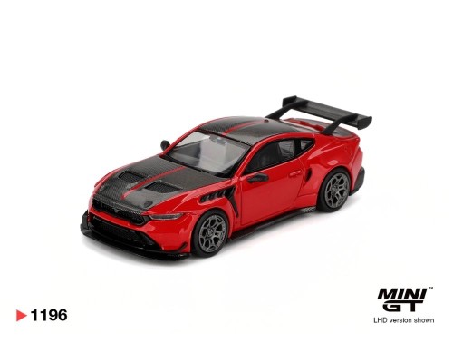 Mini GT #1196 Ford Mustang GTD Race Red MGT01196