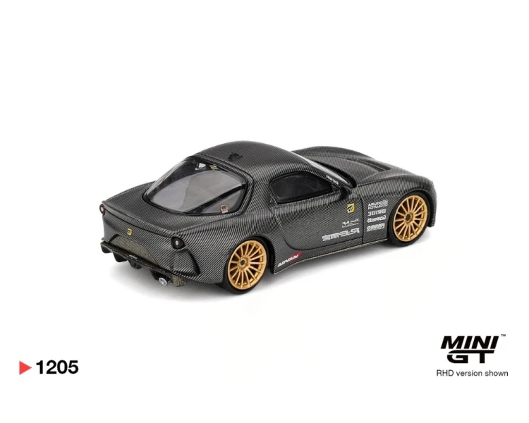 Mini GT #1205 Mazda RX-7 RE-Amemiya Matsukiyo Koku 3 Rotor NA-7 Tokyo Auto Salon 2025 Best Tuned Car Award MGT01205