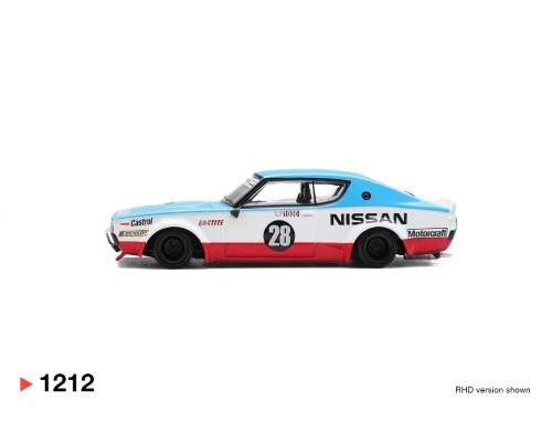 Mini GT #1212 Nissan GT-R KPGC110 Skyline Kenmeri Liberty Walk Nissan Racing 75 Concept MGT01212