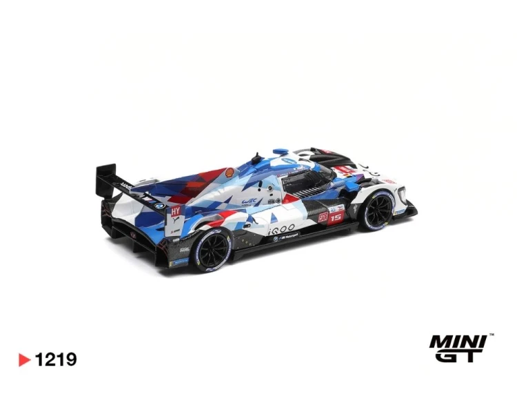 Mini GT #1219 BMW M Hybrid V8 Hypercar #15 BMW M TEAM WRT 2024 Le Mans 24 Hrs MGT01219