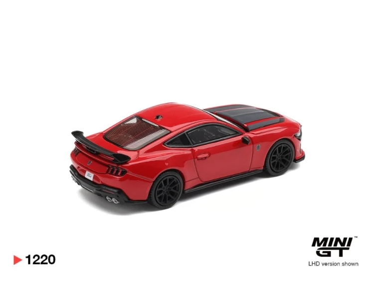 Mini GT #1220 Ford Mustang Dark Horse Race Red MGT01220