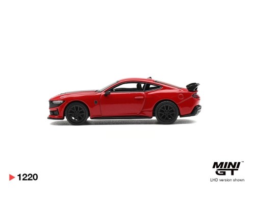 Mini GT #1220 Ford Mustang Dark Horse Race Red MGT01220