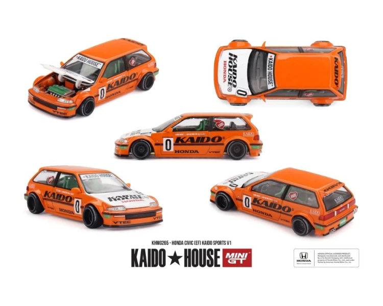 Kaido House Honda Civic EF Kaido Sports V1 Orange KHMG265