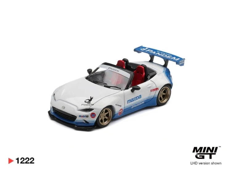 Mini GT #1222 Mazda Miata MX-5 ND Pandem IMSA MGT01222