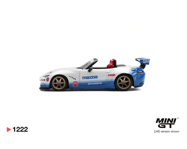 Mini GT #1222 Mazda Miata MX-5 ND Pandem IMSA MGT01222