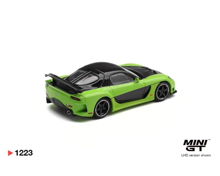 Mini GT #1223 Mazda RX-7 VeilSide Fortune7 Green MGT01223