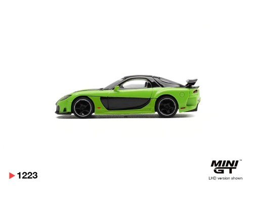 Mini GT #1223 Mazda RX-7 VeilSide Fortune7 Green MGT01223