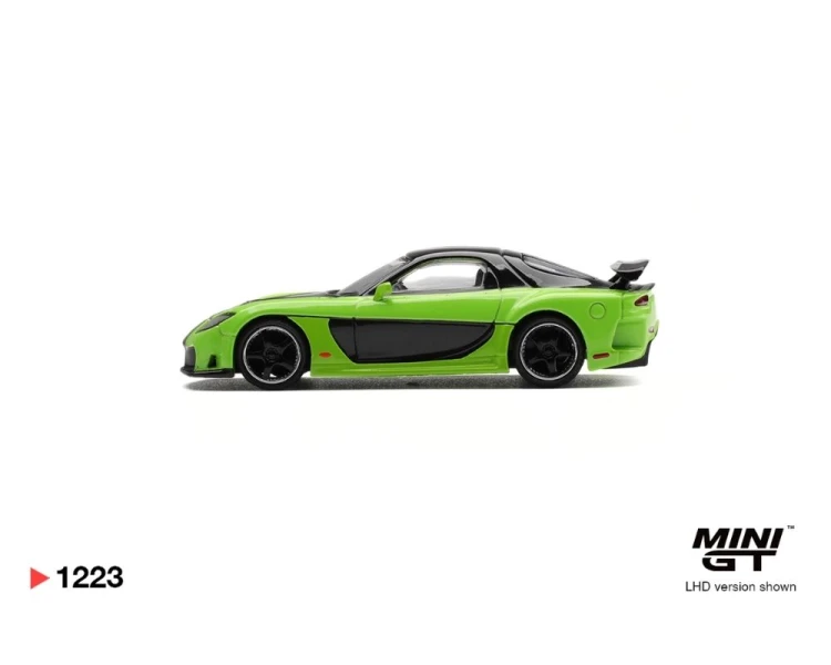 Mini GT #1223 Mazda RX-7 VeilSide Fortune7 Green MGT01223