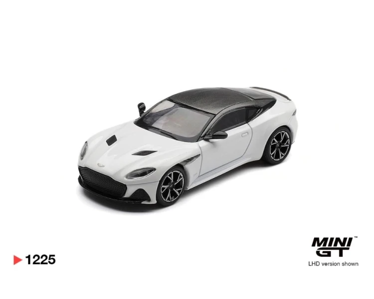 Mini GT #1225 Aston Martin DBS Stratus White MGT01225