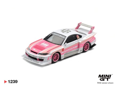 Mini GT #1239 Nissan Silvia S15 LB-Super Silhouette Amoculture MGT01239