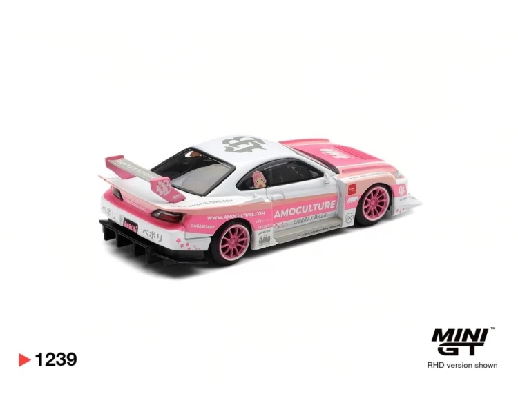 Mini GT #1239 Nissan Silvia S15 LB-Super Silhouette Amoculture MGT01239