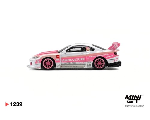 Mini GT #1239 Nissan Silvia S15 LB-Super Silhouette Amoculture MGT01239