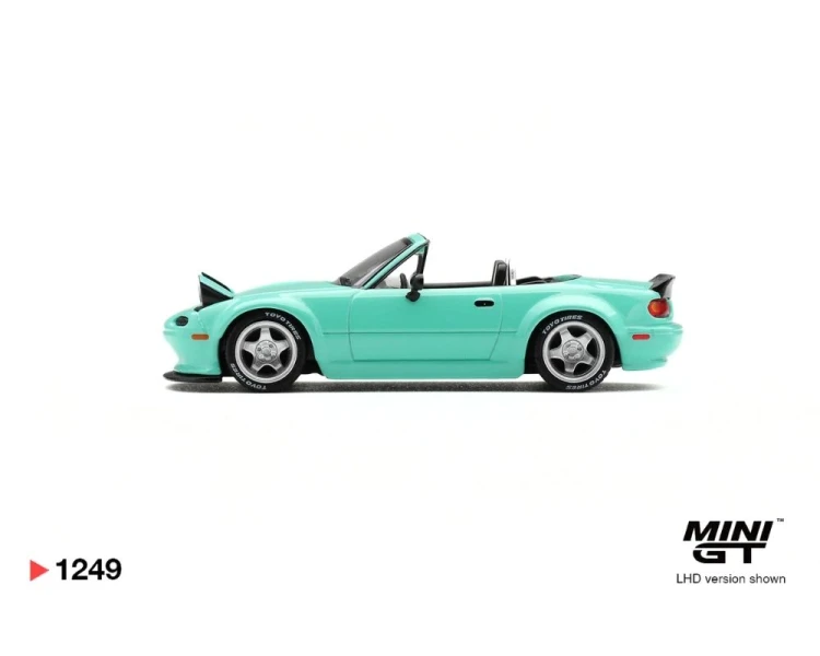 Mini GT #1249 Mazda MX-5 NA Pandem Mint Green MGT01249