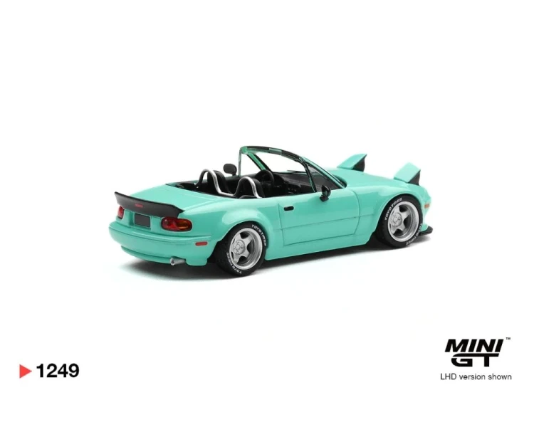 Mini GT #1249 Mazda MX-5 NA Pandem Mint Green MGT01249