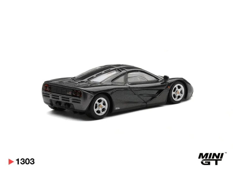 Mini GT #1303 McLaren F1 Blue Black Metallic MGT01303