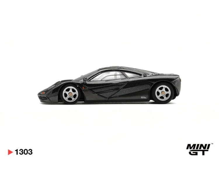 Mini GT #1303 McLaren F1 Blue Black Metallic MGT01303
