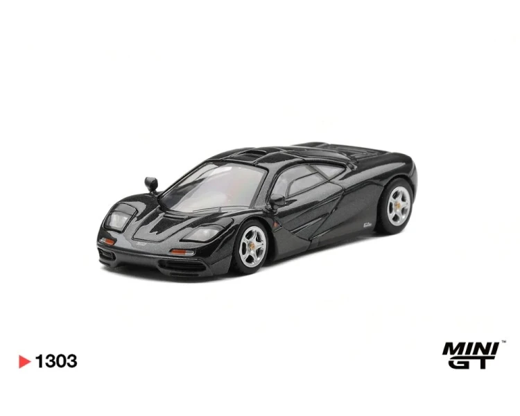Mini GT #1303 McLaren F1 Blue Black Metallic MGT01303
