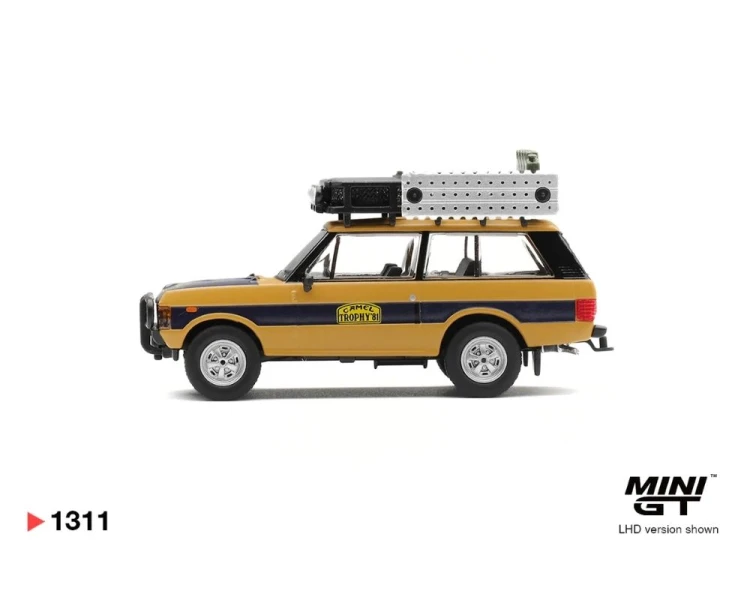 Mini GT #1311 Range Rover 1981 Camel Trophy Sumatra N.Sudmann and F.Hofmann MGT01311