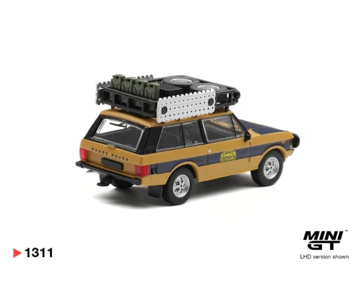 Mini GT #1311 Range Rover 1981 Camel Trophy Sumatra N.Sudmann and F.Hofmann MGT01311