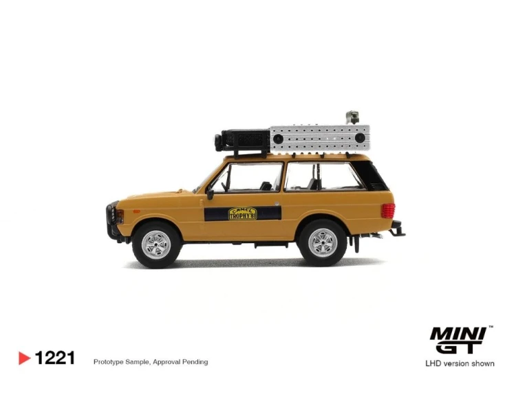 Mini GT #1221 Range Rover 1981 Camel Trophy Sumatra K.Stoppa and A.Valldorf MGT01221