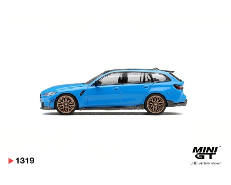Mini GT #1319 BMW M3 M Performance Touring Riviera Blue MGT01319