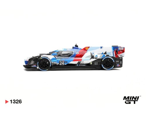 Mini GT #1326 BMW M Hybrid V8 GTP #24 BMW M Team RLL Daytona 24 Hrs MGT01326