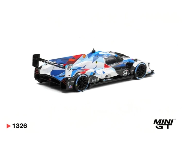Mini GT #1326 BMW M Hybrid V8 GTP #24 BMW M Team RLL Daytona 24 Hrs MGT01326