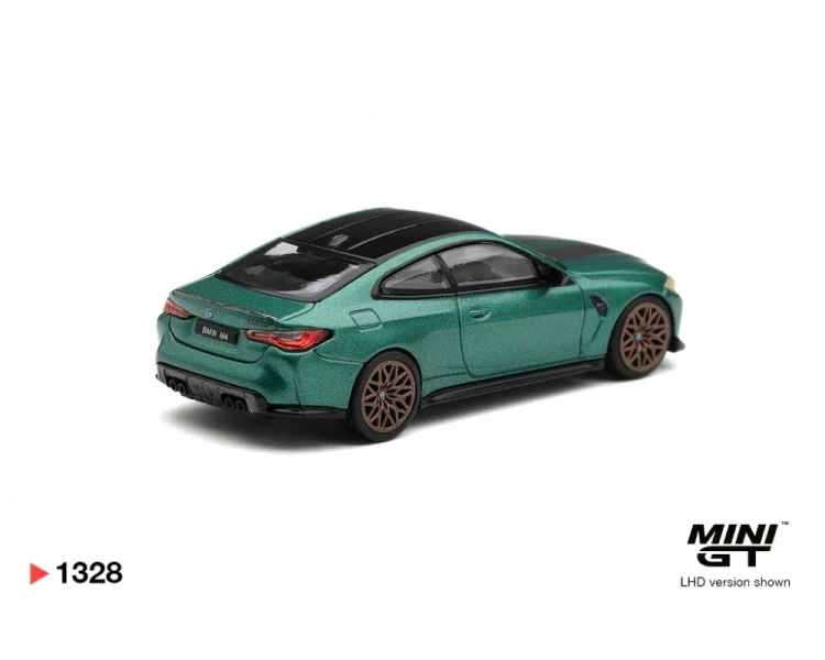 Mini GT #1328 BMW M4 G82 CS Frozen Isle of Man Green Metallic MGT01328