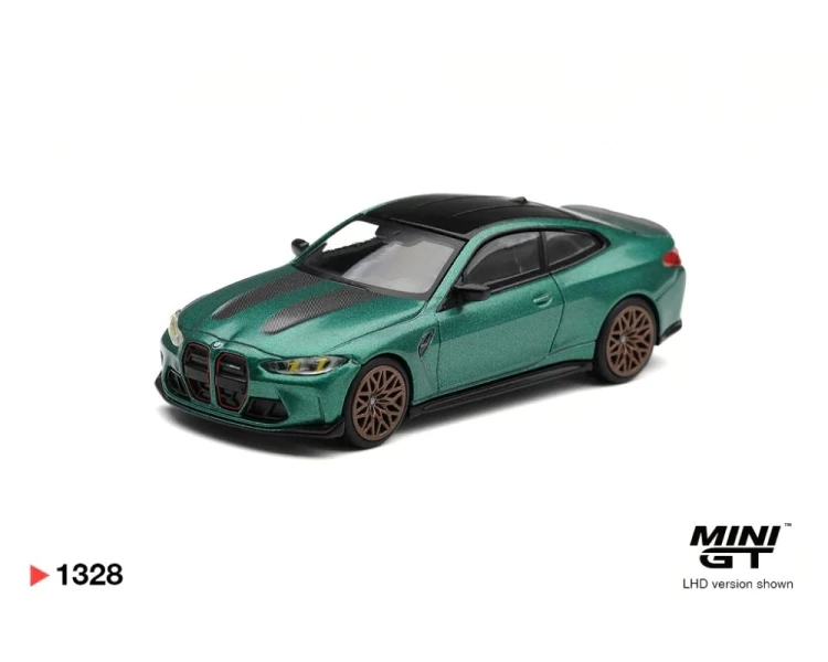 Mini GT #1328 BMW M4 G82 CS Frozen Isle of Man Green Metallic MGT01328
