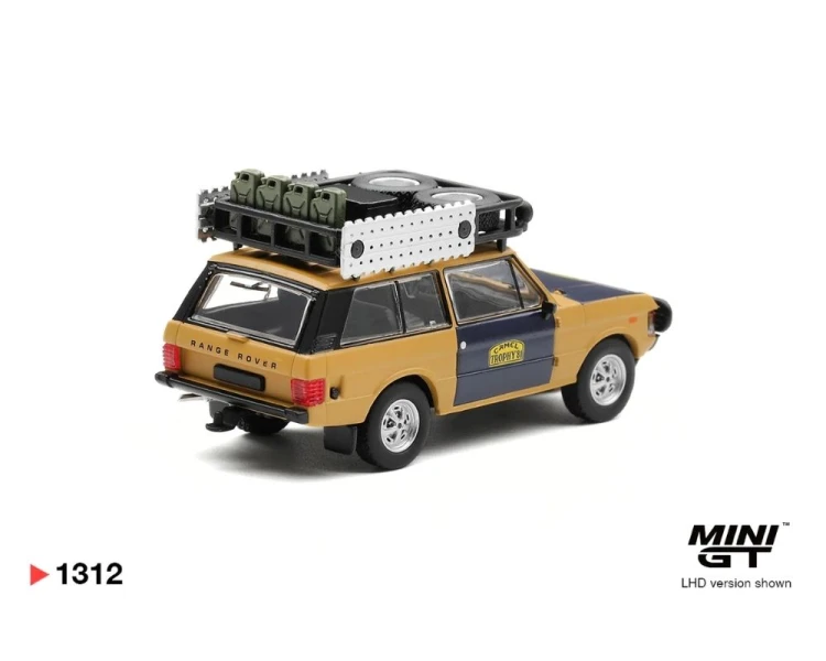 Mini GT #1312 Range Rover 1981 Camel Trophy Sumatra H.Fischer and W.Bays MGT01312