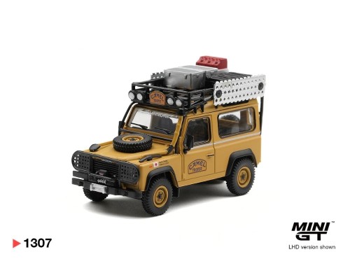 Mini GT #1307 Land Rover Defender 90 1985 Camel Trophy Borneo Team Japan MGT01307