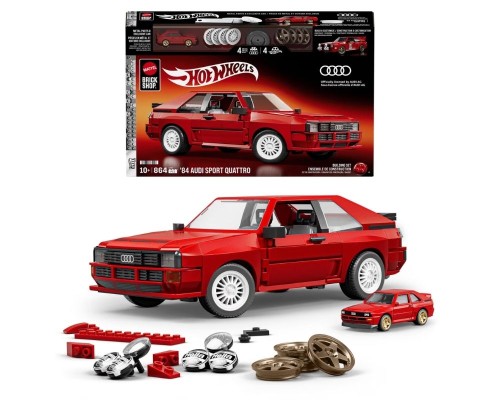 Klocki Mattel Brick Shop Hot Wheels Elite Series 84 Audi Sport Quattro JLK39