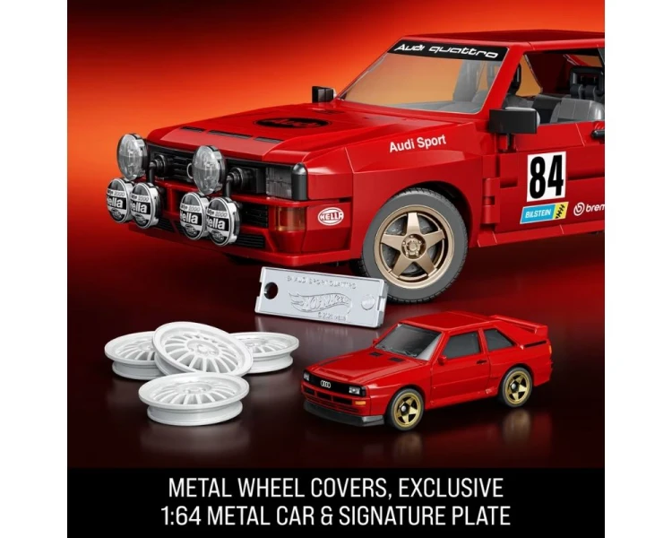 Klocki Mattel Brick Shop Hot Wheels Elite Series 84 Audi Sport Quattro JLK39