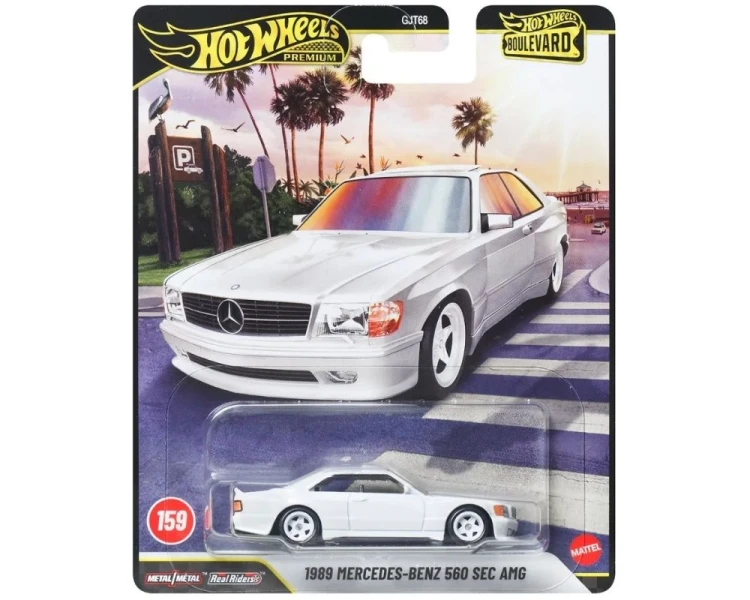 Hot Wheels Premium Boulevard Set 1989 Mercedes-Benz 560 SEC AMG JHW37