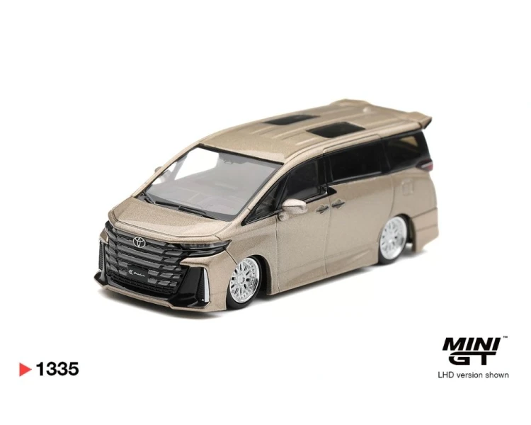Mini GT #1335 Toyota Vellfire 40 KUHL Gold Metallic MGT01335