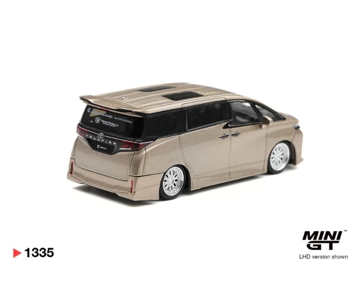 Mini GT #1335 Toyota Vellfire 40 KUHL Gold Metallic MGT01335