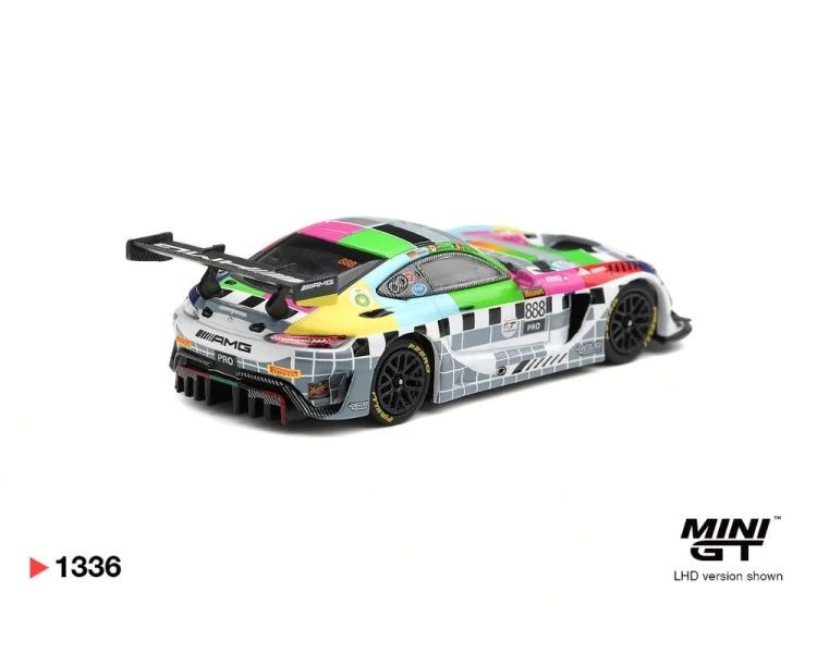 Mini GT #1336 Mercedes-AMG GT3 #888 Mercedes-AMG Team GMR Meguiars Bathurst 12 Hrs MGT01336