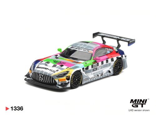 Mini GT #1336 Mercedes-AMG GT3 #888 Mercedes-AMG Team GMR Meguiars Bathurst 12 Hrs MGT01336