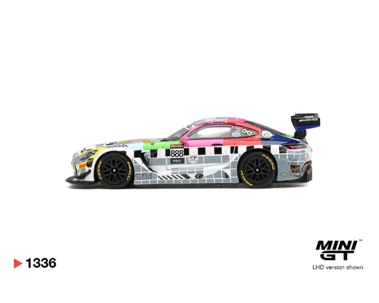 Mini GT #1336 Mercedes-AMG GT3 #888 Mercedes-AMG Team GMR Meguiars Bathurst 12 Hrs MGT01336