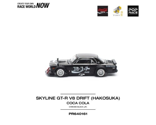 Pop Race Nissan Skyline GT-R Drift Hakosuka Coca-Cola Zero JP Black Chrome PR640161