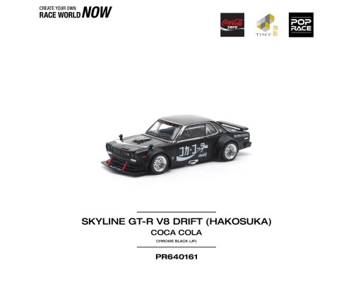 Pop Race Nissan Skyline GT-R Drift Hakosuka Coca-Cola Zero JP Black Chrome PR640161