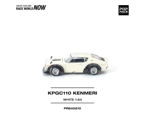 Pop Race Nissan KPGC110 Kenmeri White PR640210