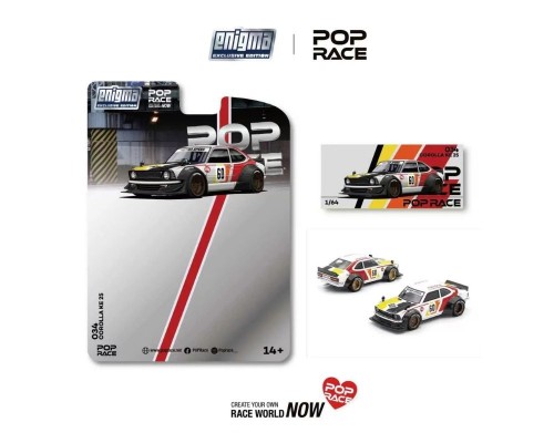 Pop Race Toyota Corolla KE25 Racing PRE034