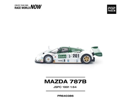 Pop Race Mazda 787B JSPC White Green PR640386