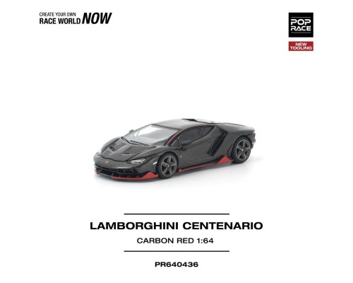 Pop Race Lamborghini Centenario Carbon Red PR640436
