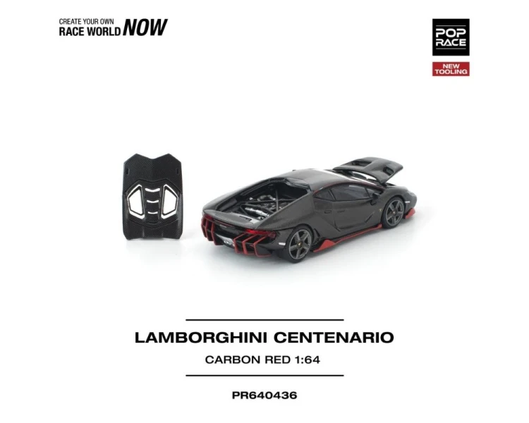 Pop Race Lamborghini Centenario Carbon Red PR640436
