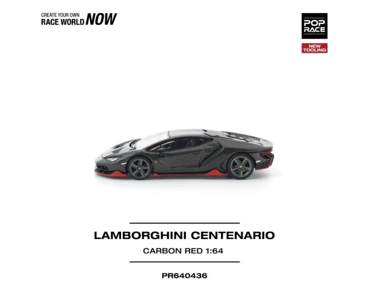 Pop Race Lamborghini Centenario Carbon Red PR640436