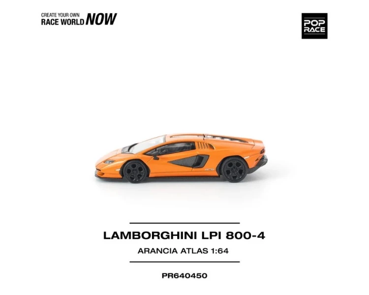 Pop Race Lamborghini Countach LP1 800-4 Arancia Atlas PR640450